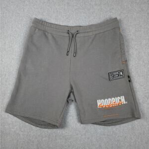 NWOT Hoodrich Shorts Mens Size XL Gray Elastic Waist Drawstring Pockets